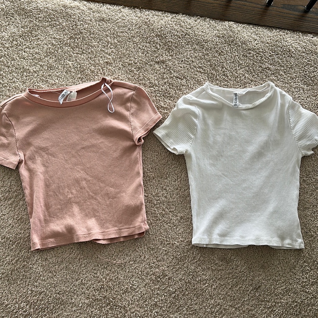 2 HM Basic Boutique TShirts